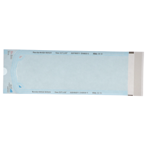 Sterilization Pouch, Class 4, Self-Sealing, Blue Film, 3.50" x 10", 200/Pk, 100523