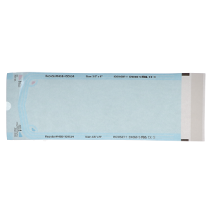 Sterilization Pouch, Class 4, Self-Sealing, Blue Film, 3.50" x 9", 200/Pk, 100524