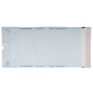 Sterilization Pouch, Class 4, Self-Sealing, Blue Film, 5.25" x 10", 200/Pk, 100526