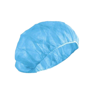 SafeBasics Bouffant Caps, 24", Blue, 100/Pk, 8004