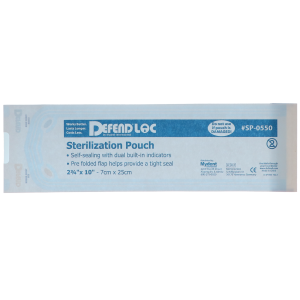 Defend Sterilization Pouches, 2.75" x 10", 200/Pk, SP0550