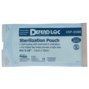 Defend Sterilization Pouches, 3.5" x 10", 200/Pk, SP2500