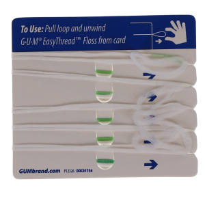 Gum EasyThread Floss, Sample Pack, 100/Pk, 3200D