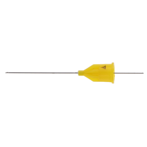 Essentials Premium Needles, Plastic Hub, Ga 27, Long, Yellow, 100/Box, DN-27L