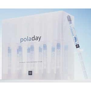 Pola Day Tooth Whitening System, 9.5% Hydrogen Peroxide, Syringe Kit, 1.3 g, 10/Pk, 7700105