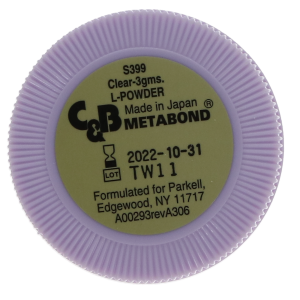 C&B Metabond Luting Cement, L-Powder, 5 g, Clear, 1/Pk, S399