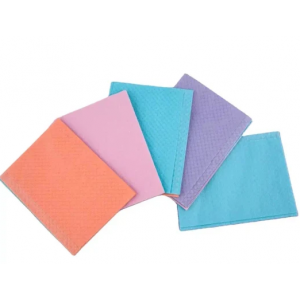 Disposable Bibs, 3+1 Ply, 13" x 18", 500/Pk