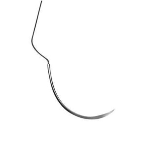 Perma Sharp Suture, Black Braided Silk, Non-Absorbable, C-6, 4-0, 27", 12/Pk, PSN683S