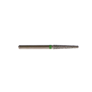 NTI Diamond Burs, FG, Round End Taper, # 850, 1.6 mm, Coarse, Green, 5/Pk, C850-016