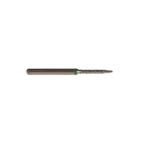 NTI Diamond Burs, FG, Flame, # C862, 1.0 mm, Coarse, Green, 5/Pk, C862-010