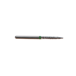 NTI Diamond Burs, FG, Flame, # C863, 1.2 mm, Coarse, Green, 5/Pk, C863-012