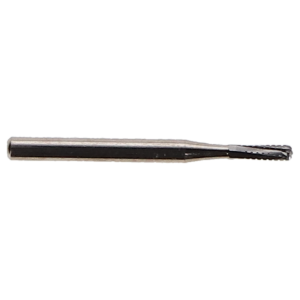 Carbide Bur, FG, # 1557, Straight Dome End Cross Cut Fissure, 1.0 mm, 100/Pk, FG1557-100