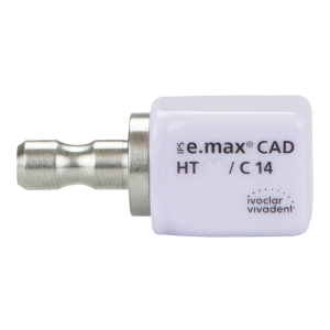 IPS e.max CAD, for CEREC and inLab HT, C14, C3, 5/Pk, 626418