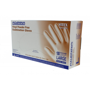 Vinyl PF Exam Gloves 100/Bx Large, VPF236