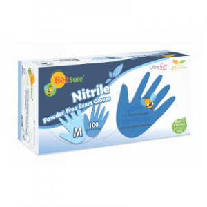 BeeSure Nitrile Glove 100/Bx