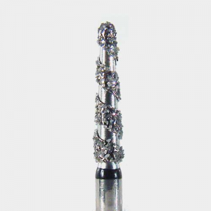 NeoDiamond NeoSpiral Diamond Bur, FG, Round End Taper Spiral, 1.6 mm, Coarse, 25/Pk, 8116.8C