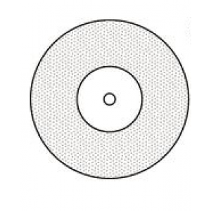 Thin-Flex Diamond Discs, Double-Sided, 929-7, 0.28 mm, 50 microns, 1/Pk, 2012657