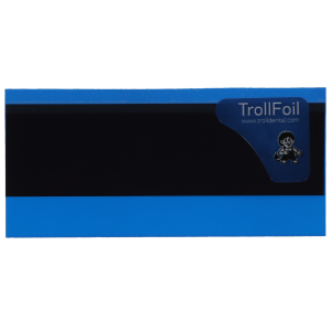 TrollFoil Pre-Mounted Double-Sided Articulating Foil, 8 microns, Blue, 100/Pk, 12000101