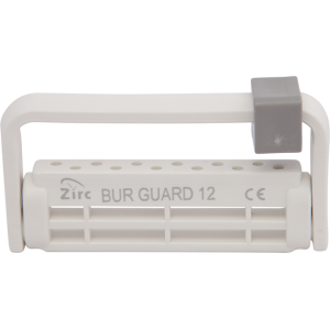 Steri-Bur Guard Plastic Bur Block, 12-Hole, White, 1/Pk, 50Z406A