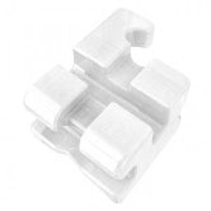 Ceramic Brackets-Monoblock, Hooks on 345 (Series O) (5x5 Sets)