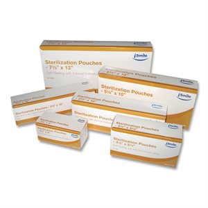 Sterilization Pouches - Tinted, Tri-Seal - 2-3/4 x 9 (200)