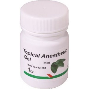 Topical Anesthetic Gel Mint Flavor - 1 oZ