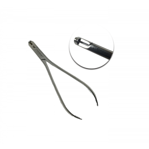 Flush Cut Distal End Safety Hold Cutter (Long Handle) with T.C.