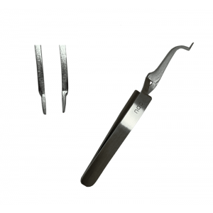 Buccal Tube Holding Tweezers Reverse Action Thin Tip