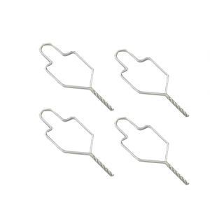 Orthodontic Ligature Wire Preformed Ties WHITE Coated .10″ Pack 100