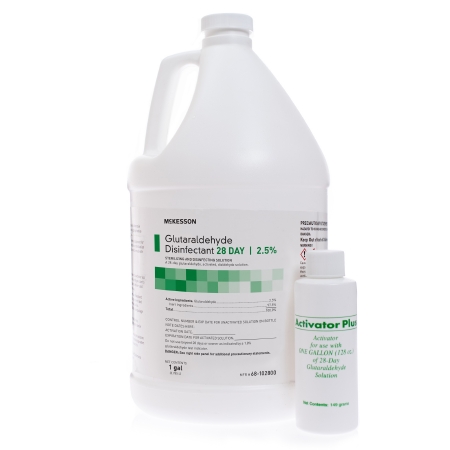 Glutaraldehyde High-Level Disinfectant - McKesson,1 gal. (30365)